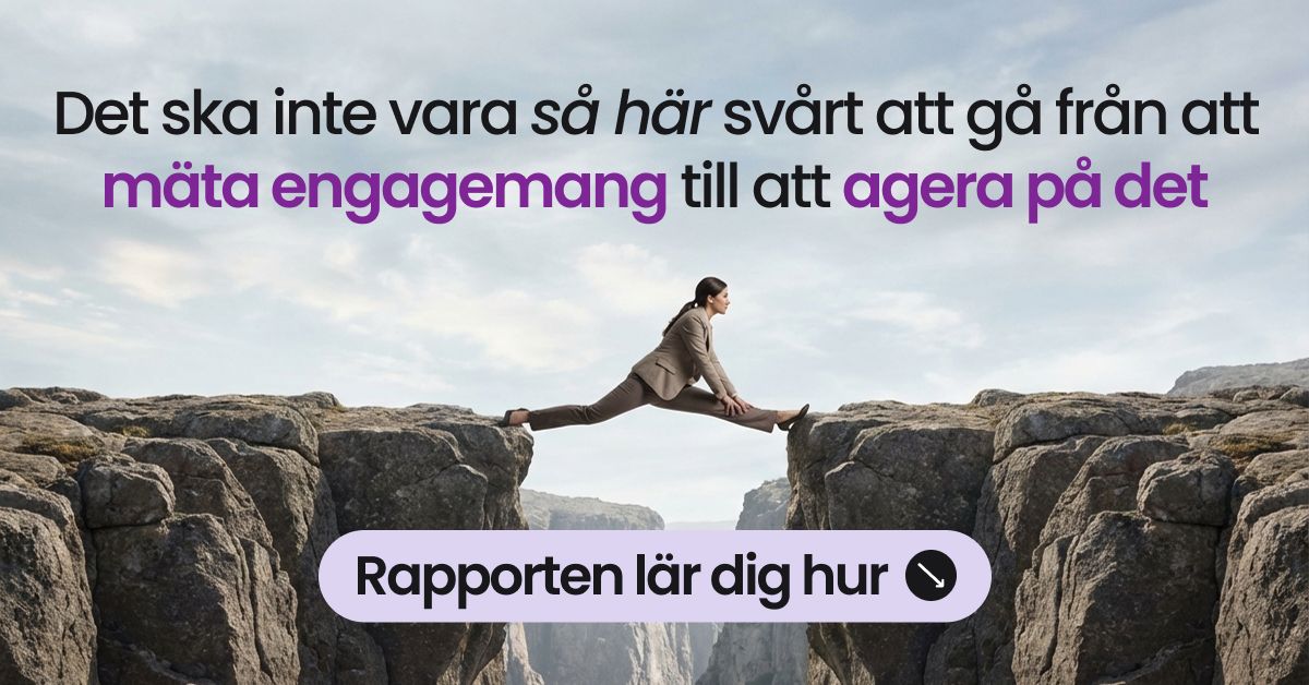 Att agera på feedback ska inte kännas omöjligt. 