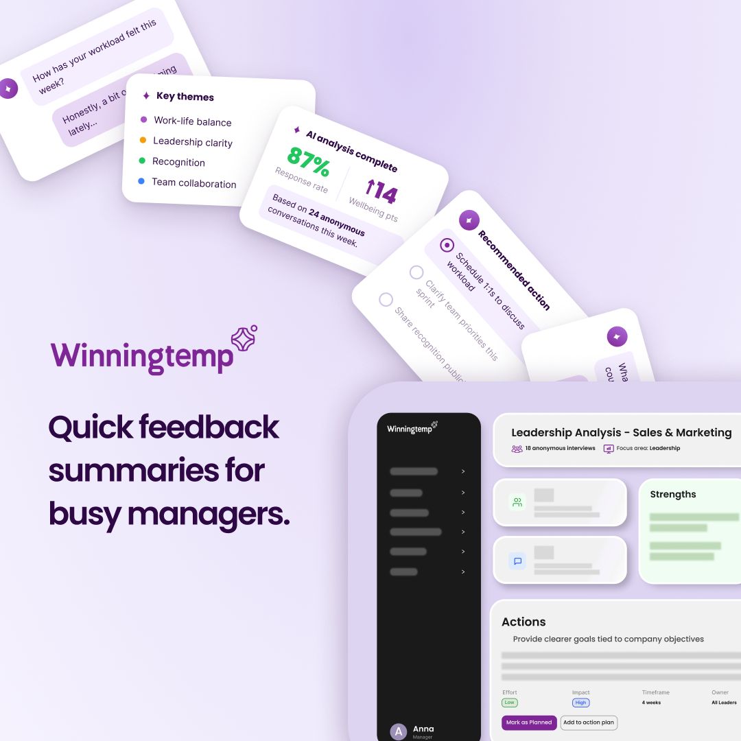 See how AI Conversation turns anonymous employee feedback in